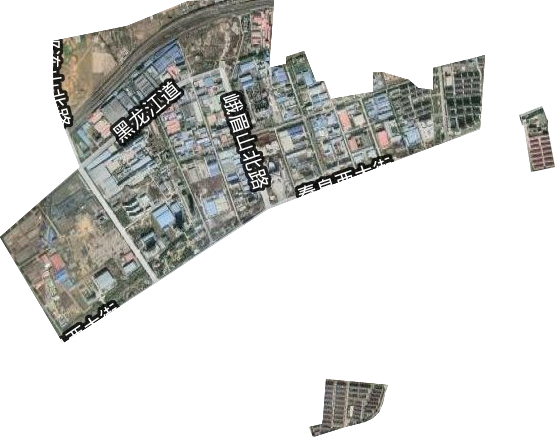 黃河道街道衛星圖
