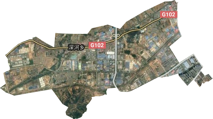 騰飛路街道衛星圖