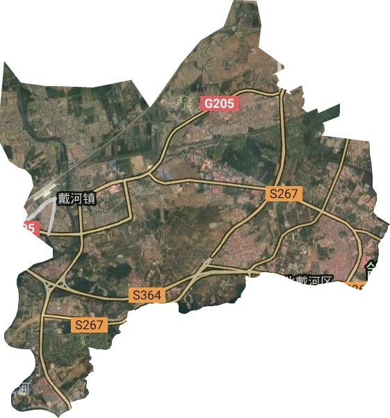 戴河鎮衛星圖