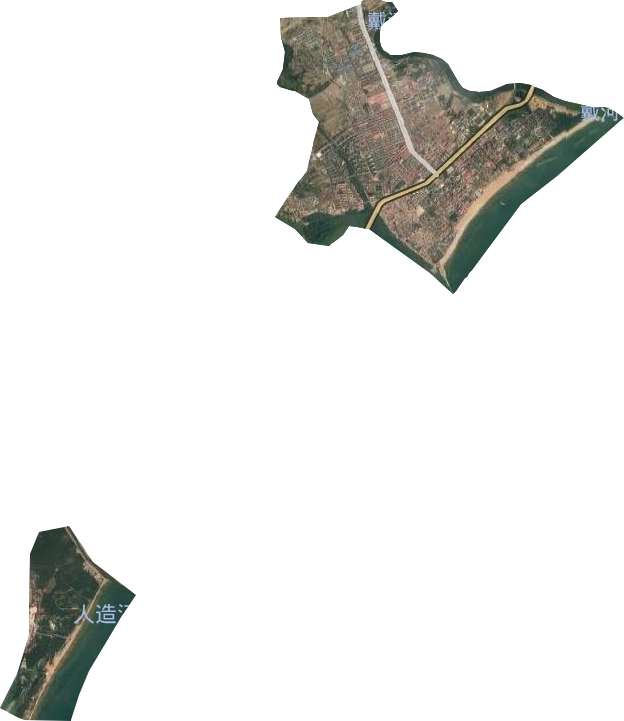南戴河街道衛星圖