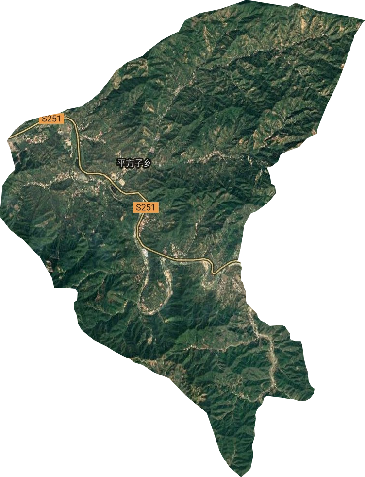 平方子鄉(xiāng)衛(wèi)星圖