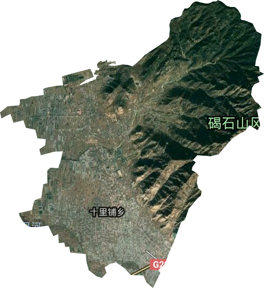 十里鋪鄉衛星圖