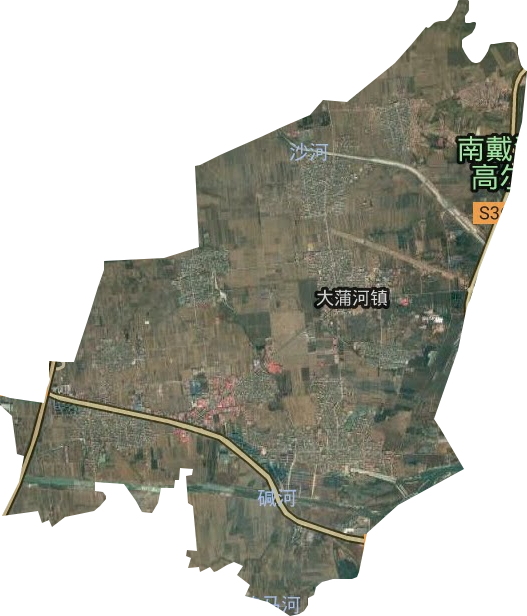 大蒲河管理處衛星圖