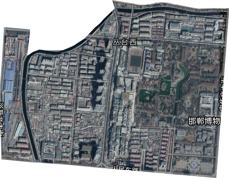 叢臺西街道衛星圖