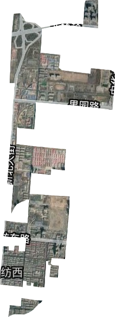 聯紡西街道衛星圖