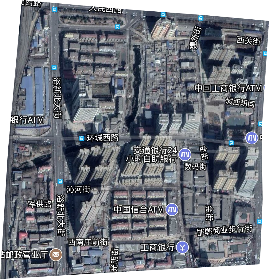 和平街道衛星圖