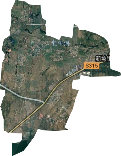 新坡鎮衛星圖