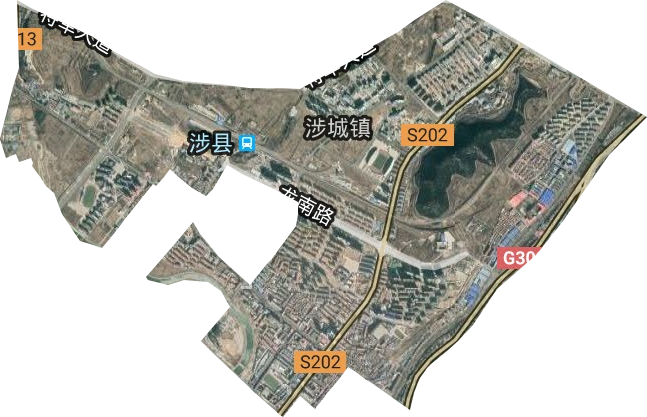 平安街道衛星圖