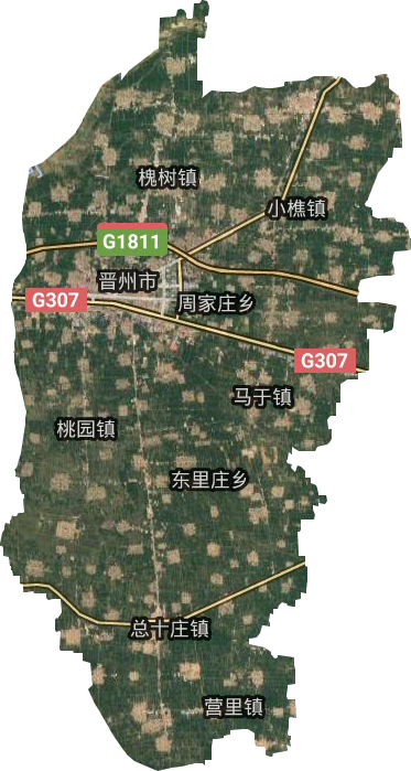 晉州市衛星圖