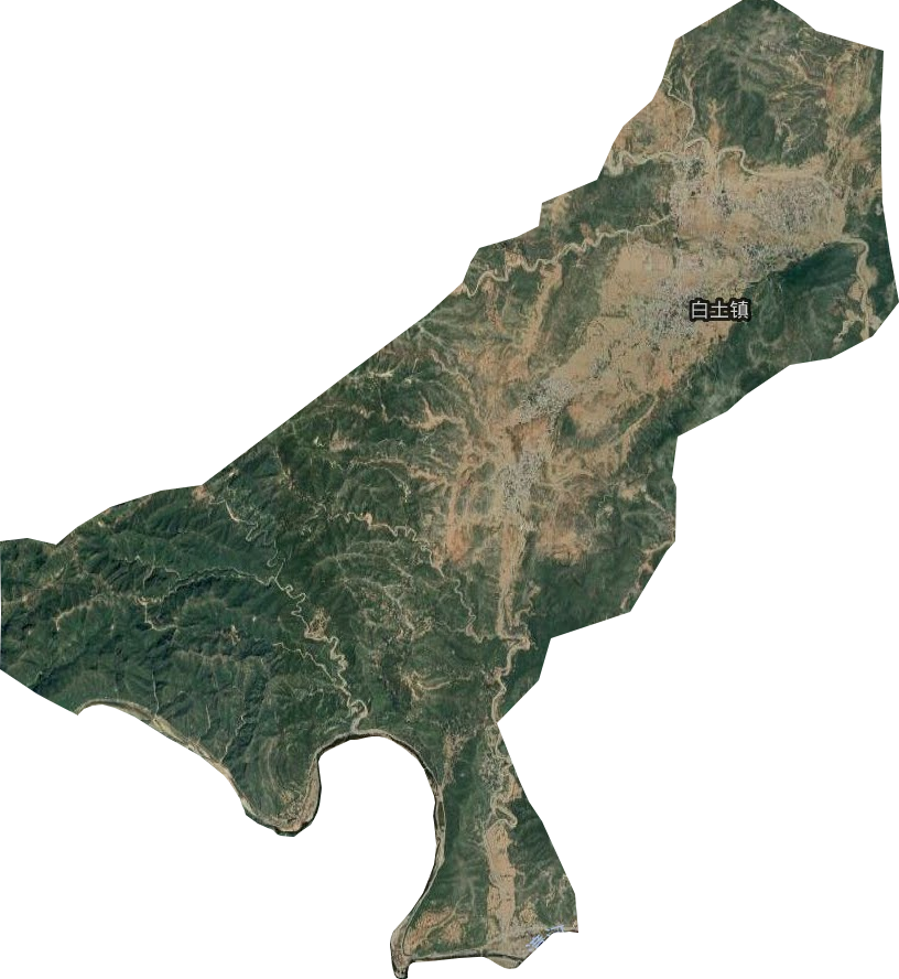 白土鎮衛星圖