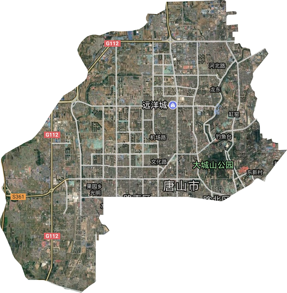 路北區衛星圖