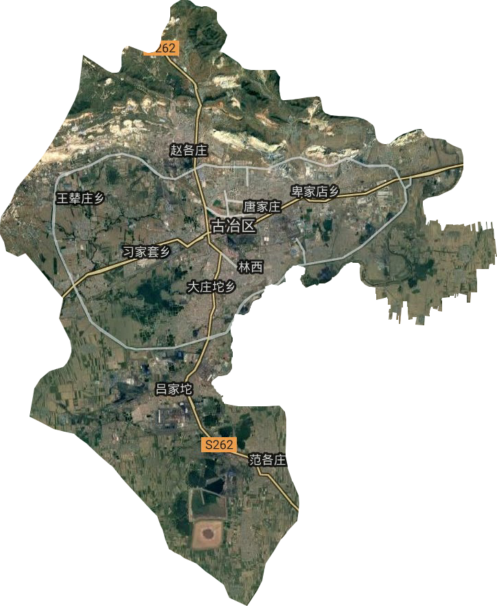 古冶區(qū)衛(wèi)星圖