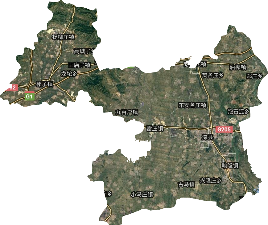 灤縣衛星圖