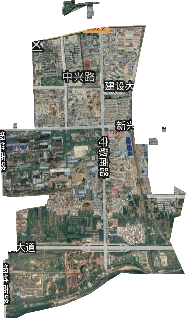 中興路街道衛星圖