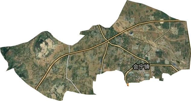 會寧鎮衛星圖