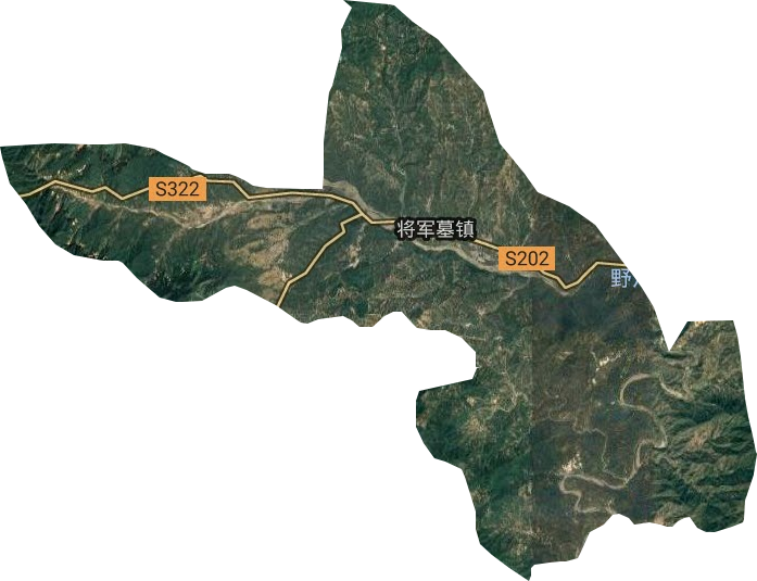 將軍墓鎮衛星圖