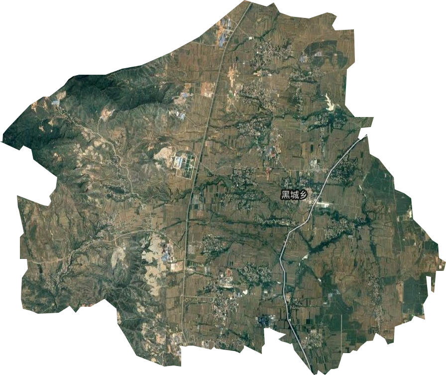 黑城鄉衛星圖