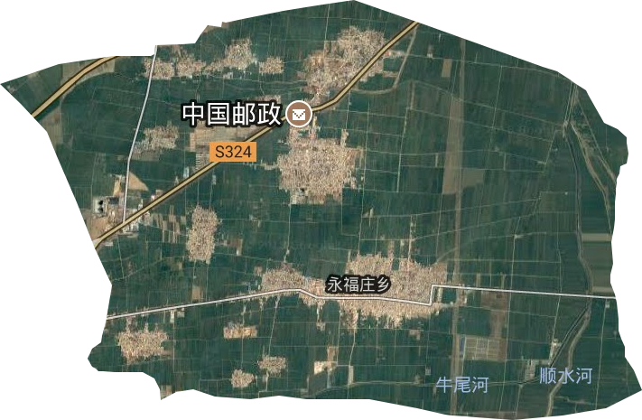 永福莊鄉衛星圖