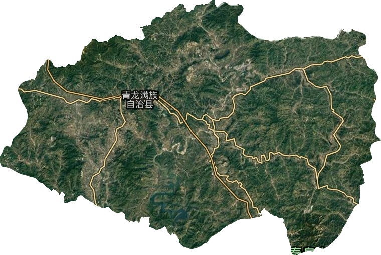 青龍滿族自治縣衛(wèi)星圖