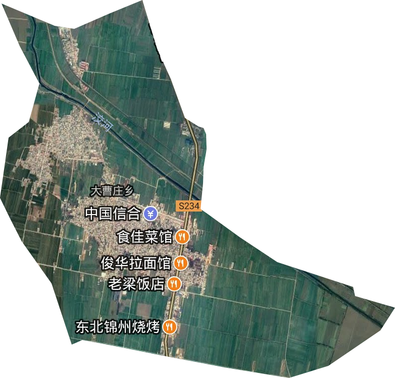 大曹莊鄉衛星圖