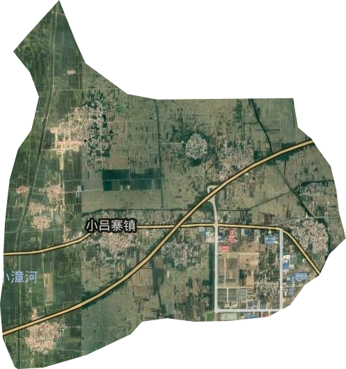 小呂寨鎮衛星圖