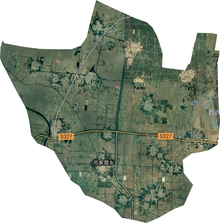 蘇家營鄉衛星圖