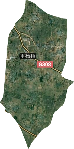 垂楊鎮(zhèn)衛(wèi)星圖