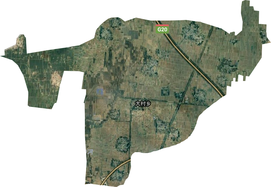 大村鄉衛星圖