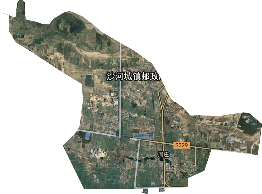 周莊街道衛星圖
