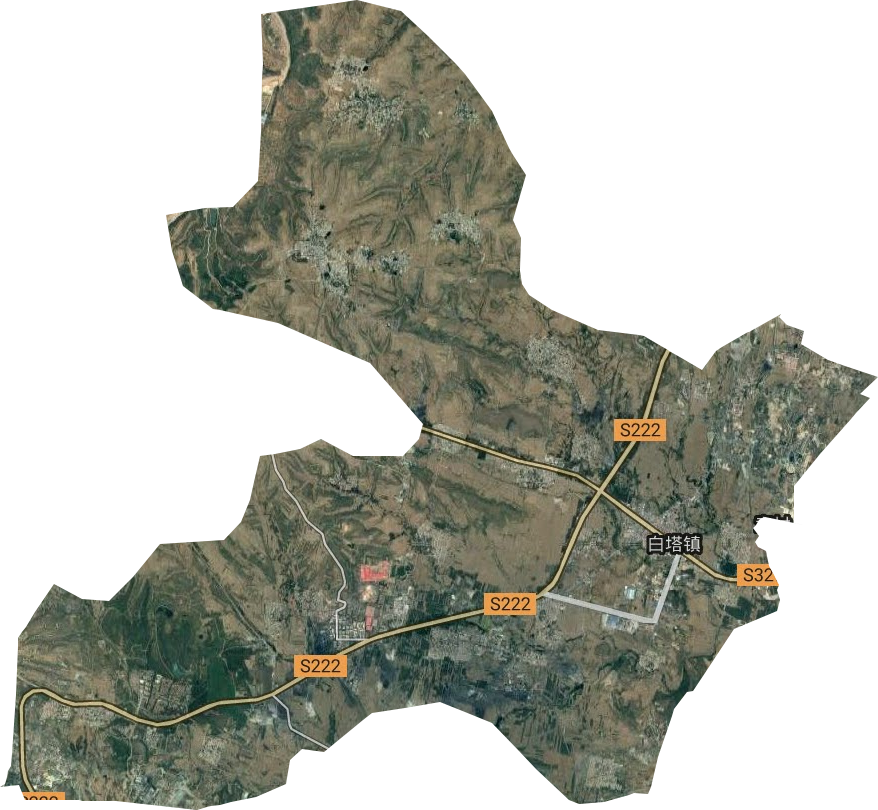 白塔鎮衛星圖