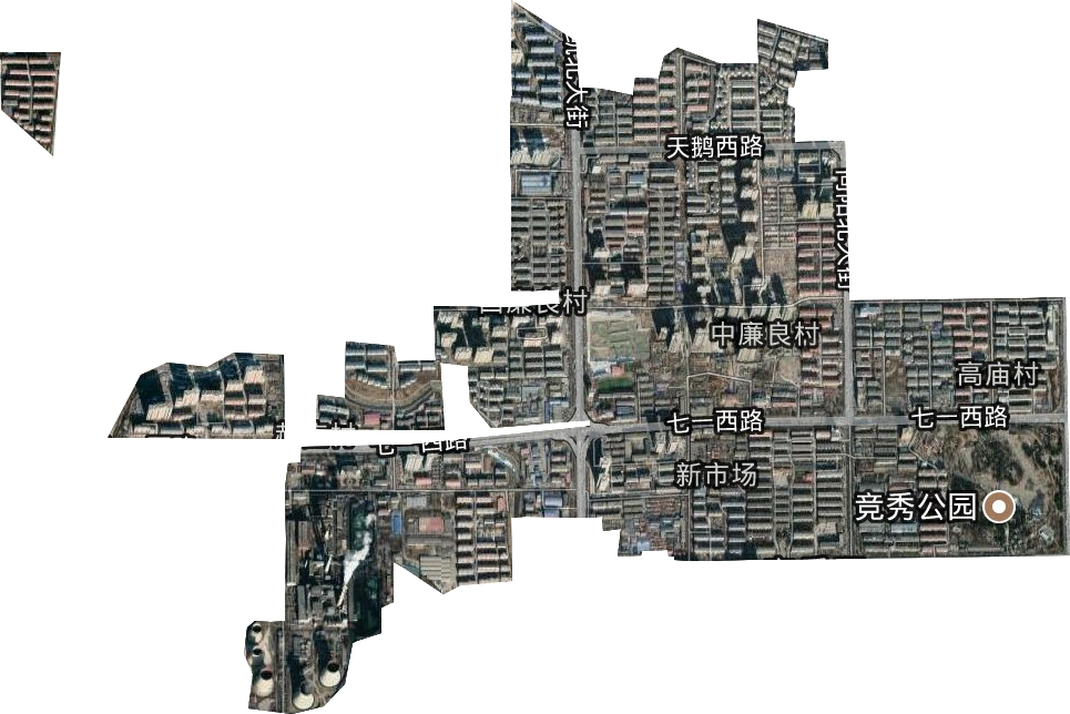 新市場街道衛(wèi)星圖