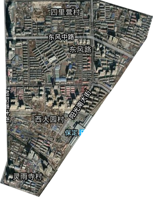 東風街道衛星圖