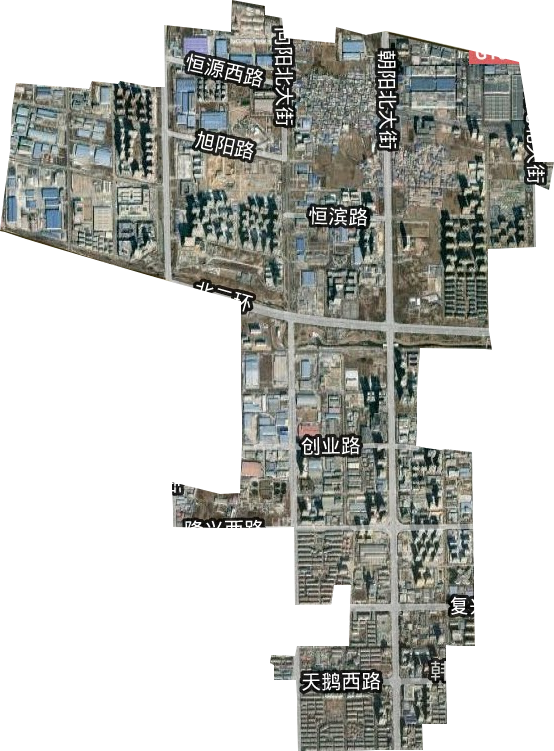 保定國家高新區衛星圖