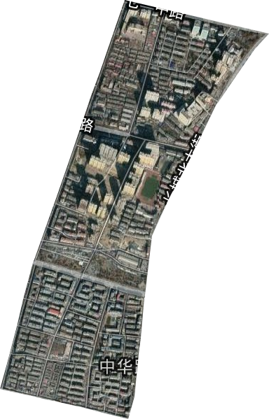 中華路街道衛星圖