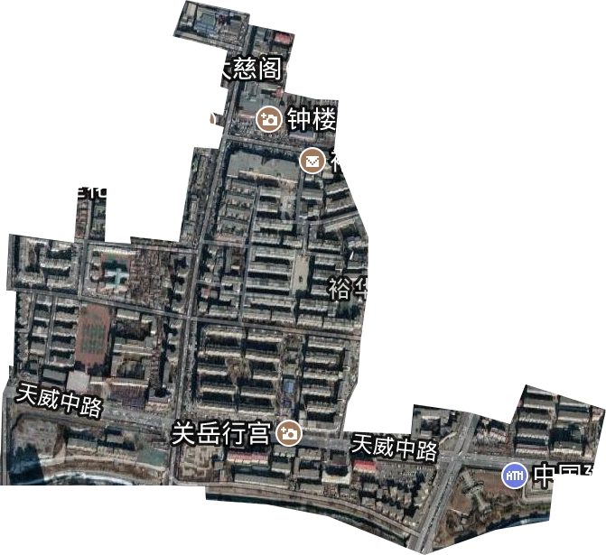 裕華街道衛星圖