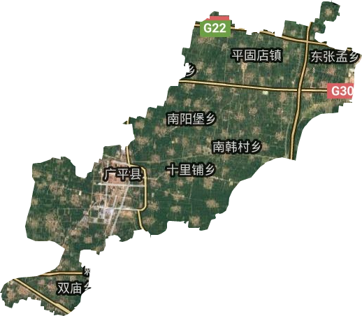 廣平縣衛星圖