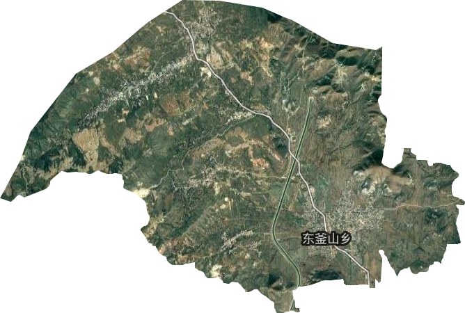 東釜山鄉衛星圖