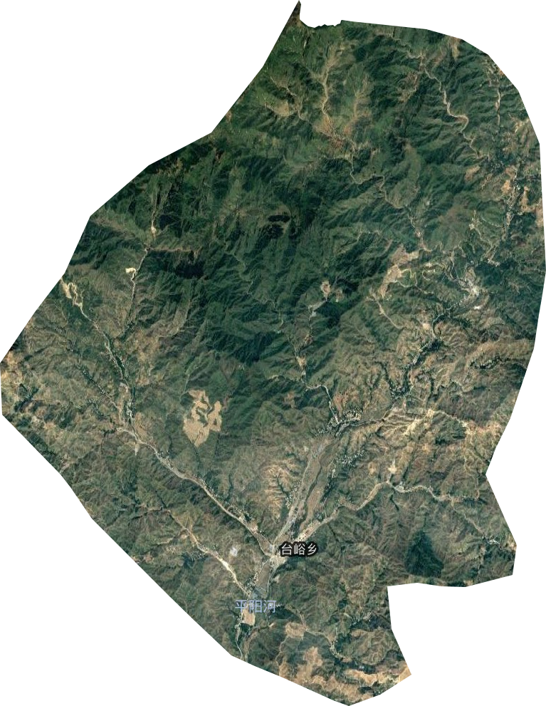 臺峪鄉衛星圖