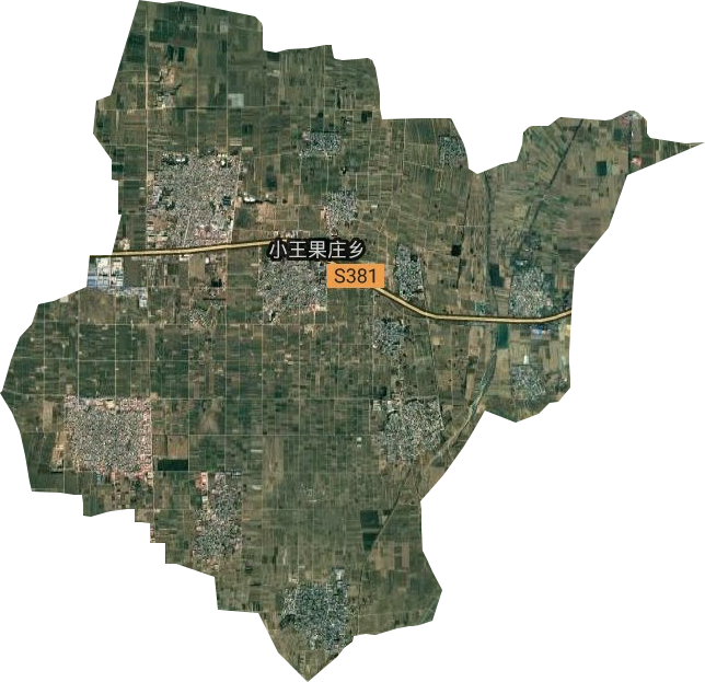 小王果莊鄉衛星圖