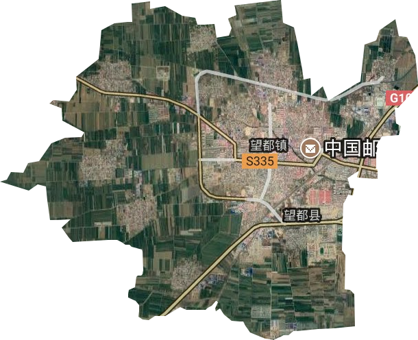 望都鎮衛星圖