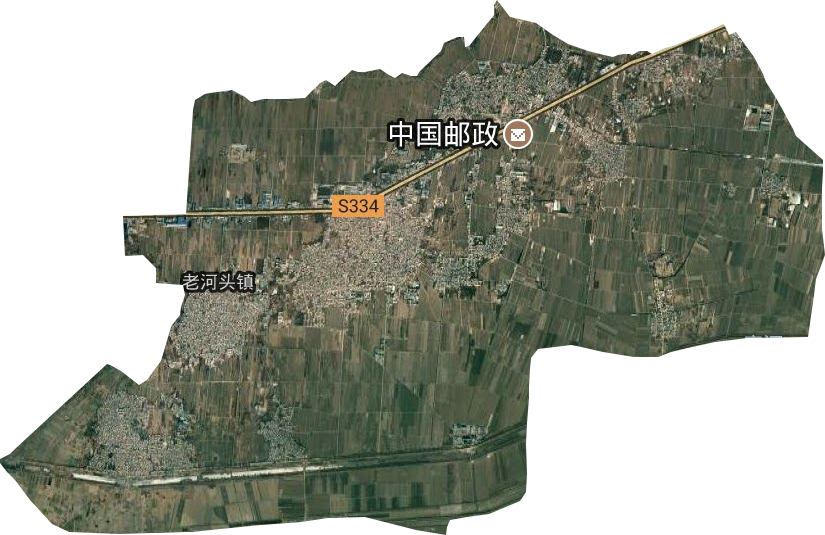 老河頭鎮(zhèn)衛(wèi)星圖
