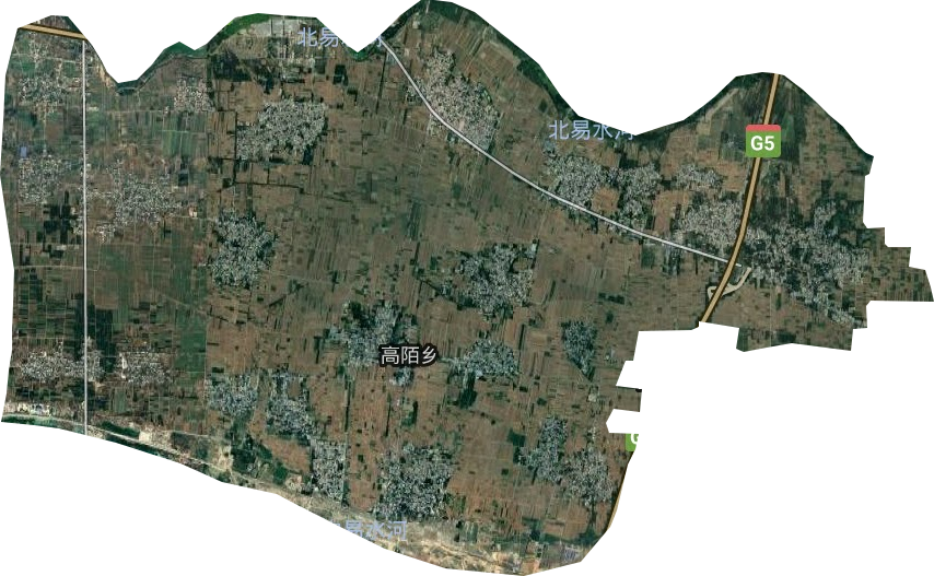 高陌鄉衛星圖
