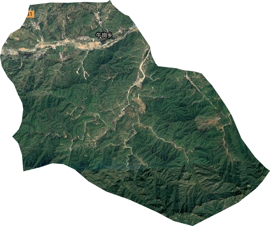 牛崗鄉衛星圖