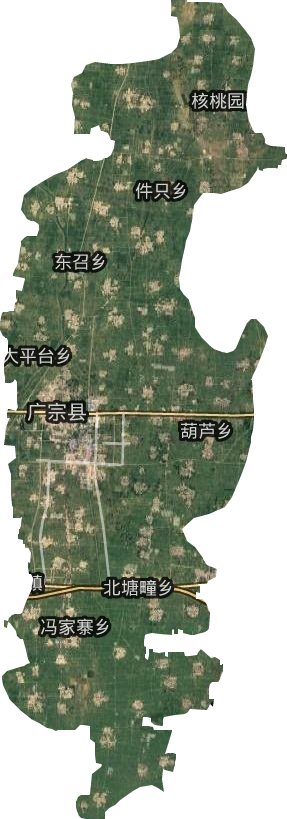 廣宗縣衛星圖