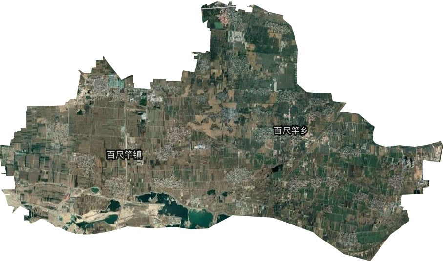 百尺竿鎮衛星圖