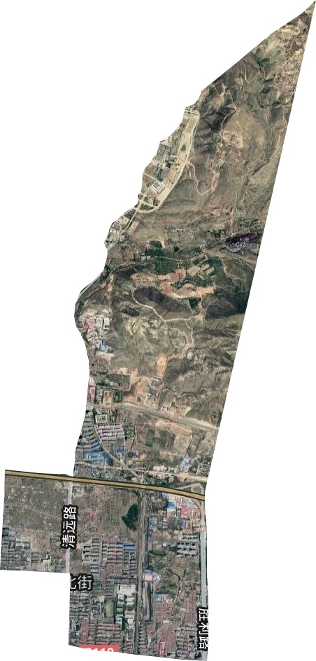 大北街街道衛星圖