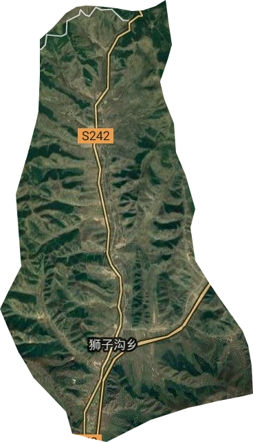 獅子溝鄉衛星圖