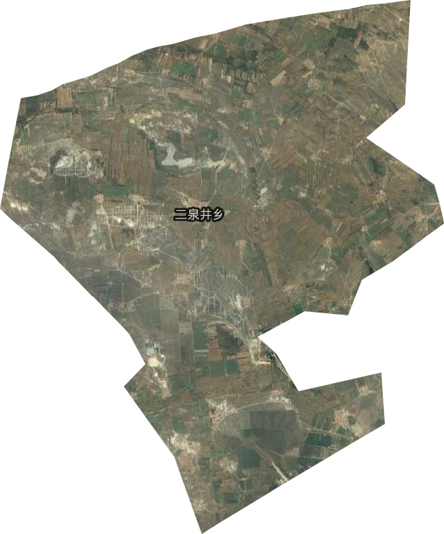 二泉井鄉衛星圖