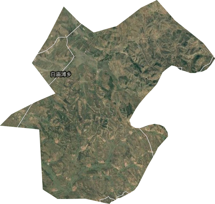 白廟灘鄉(xiāng)衛(wèi)星圖