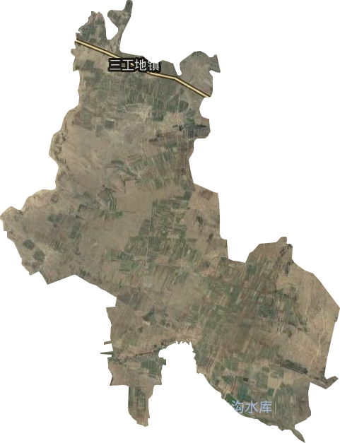 三工地鎮衛星圖